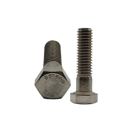 TORNILLO HEXAGONAL 3/8''-16X1.1/2'' ACERO INOXIDABLE 316 - Image 2