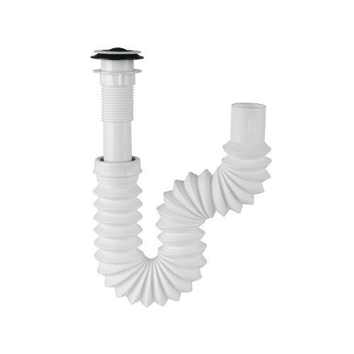 CESPOL FLEXIBLE TIPO P FOSET CE-235 PARA LAVABO DE 1 1/4 DE POLIPROPILENO