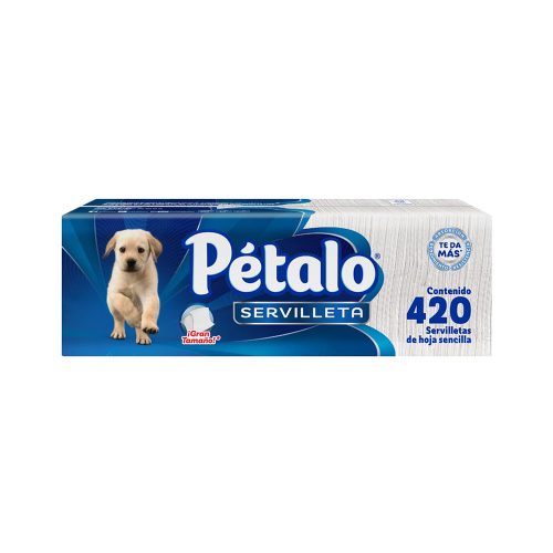 SERVILLETA DE PAPEL PETALO PAQUETE CON 420 PIEZAS
