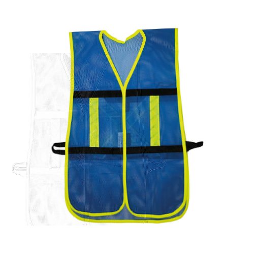 CHALECO DE SEGURIDAD MALLA AJUSTABLE GANCHO SURTEK 137493 AZUL
