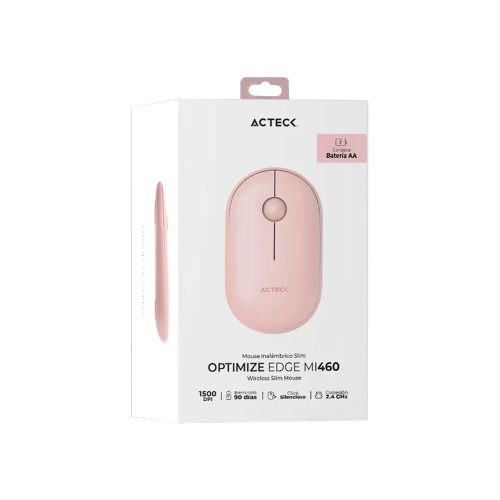 MOUSE INALÁMBRICO ACTECK AC-934107 ROSA PASTEL 2.4 GHZ - Image 3