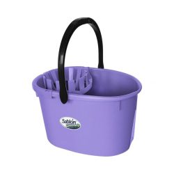 CUBETA EXPRIMIDORA TOFF 17 LITROS SABLON 9164MO VIOLETA ASA ERGONÓMICA Y REFORZADA.