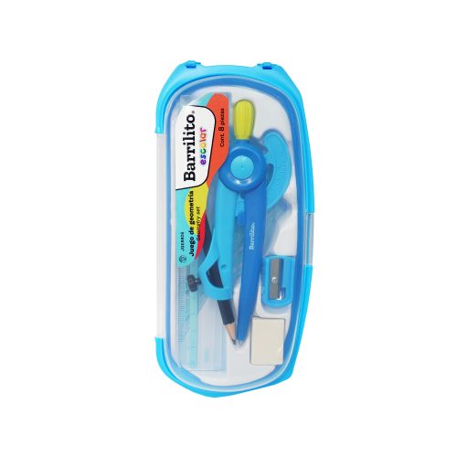 JUEGO DE GEOMETRIA BARRILITO JGE8805 ESTUCHE
