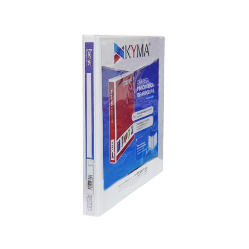 CARPETA KYMA CPKCBHD-050-BCA BLANCA TAMAÑO CARTA CON HERRAJE EN ''D'' DE 1/2''
