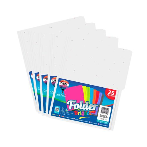 FOLDER TAMAÑO CARTA DIEM BRIGHTS BLANCO GALACTICO 031 PAQUETE CON 25 PIEZAS - Image 2