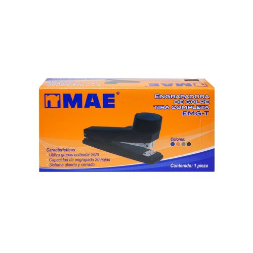 ENGRAPADORA DE GOLPE MAE EMG-T METALICA TIRA COMPLETA