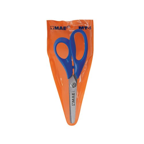 TIJERA ESCOLAR MAE MT-5 PUNTA ROMA CON HOJAS DE ACERO INOXIDABLE