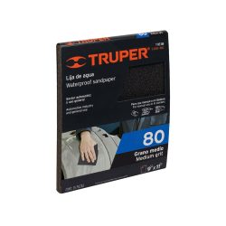 LIJA DE AGUA GRANO 80 TRUPER LIAG-80