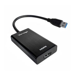 ADAPTADOR USB A HDMI VORAGO ADP-204 NEGRO USB 3.0 FULL HD