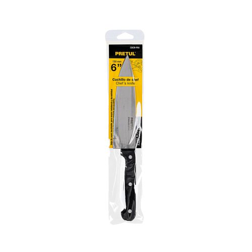 CUCHILLO DE CHEF CON MANGO DE POLIPROPILENO TRUPER PRETUL CUCH-P61 DE 6 PULGADAS