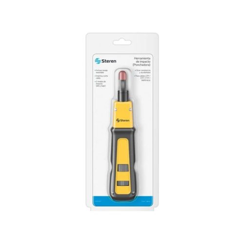 HERRAMIENTA PROFESIONAL DE IMPACTO STEREN HER-672 CON NAVAJA REVERSIBLE