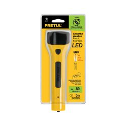 LINTERNA RECABLE DE LED 80 LUMEN TRUPER PRETUL LILE-7P