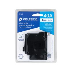 INTERRUPTOR TERMOMAGNETICO VOLTECK IT-140 DE 1 POLO