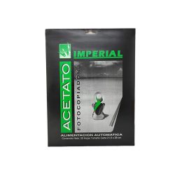 HOJA DE ACETATO IMPERIAL PAQUETE CON 25 PIEZAS