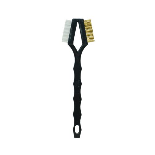 CEPILLO PEQUEÑO DOBLE CARA 7-1/2"X1/2" LATÓN/ACERO INOXIDABLE 44731 WEILER