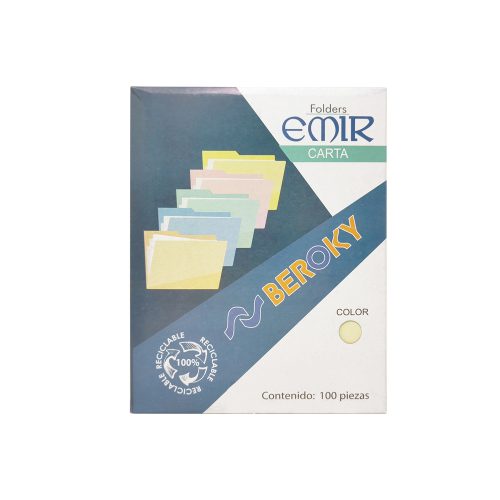 FOLDER TAMAÑO CARTA EMIR BEIGE PASTEL
