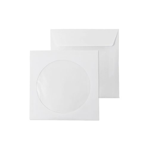 SOBRE DE PAPEL MAPASA PARA CD BLANCO HA0126 PAQUETE CON 50 PIEZAS - Image 3