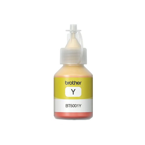 BOTELLA DE TINTA BROTHER BT5001Y AMARILLA DE ULTRA ALTO RENDIMIENTO