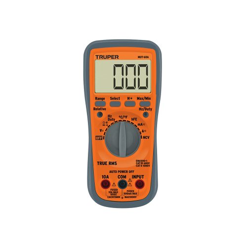 MULTIMETRO DIGITAL TRUPER MUT-60A USO PROFESIONAL