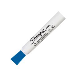 MARCADOR PERMANENTE SHARPIE TANK 1789877 AZUL PUNTA CINCEL
