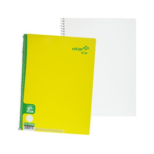 CUADERNO PROFESIONAL ESTRELLA STAR KID 0461 BLANCO ESPIRAL 100 HOJAS - Image 3