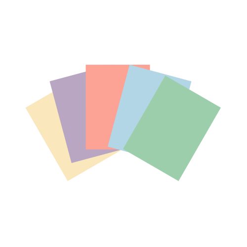 HOJA DE PAPEL DIEM PASTEL PAQUETE 100 PIEZAS SURTIDO TAMAÑO CARTA 75 GRAMOS - Image 3