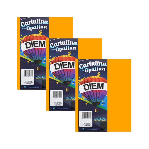 CARTULINA OPALINA DIEM BRIGHT ORO 00008 TAMAÑO CARTA 50 PIEZAS 176 GRAMOS - Image 3