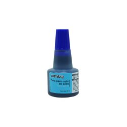 TINTA PARA COJIN JUMBO AZUL TIPO GOTERO 30 MILILITROS