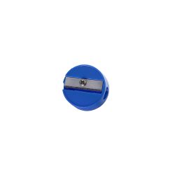 SACAPUNTAS DE PLASTICO BARRILITO DELTA SKD25 VARIOS COLORES ESCOLAR
