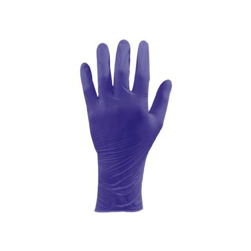 GUANTE DE NITRILO DESECHABLE ALYGER GDN-8055-M INDIGO MEDIANO