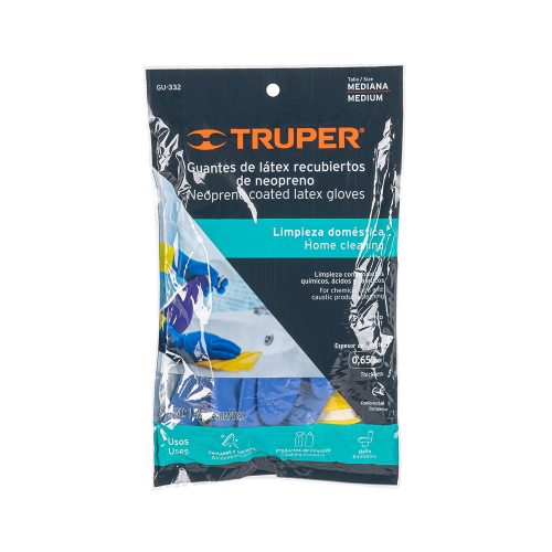 GUANTES DE LATEX TRUPER GU-332 TALLA MEDIANA PARA LIMPIEZA - Image 2