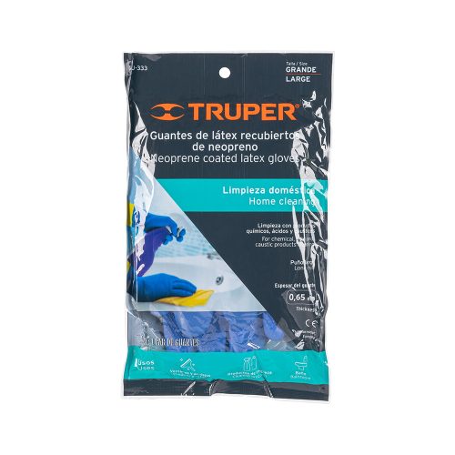 GUANTES DE LATEX TRUPER GU-333 TALLA GRANDE PARA LIMPIEZA - Image 2