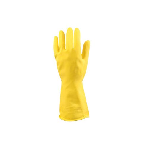 GUANTE MULTIUSOS ALYGER LGL-2012-L GRANDE COLOR AMARILLO 13'' LARGO CAJA CON 120 PARES