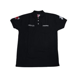 PLAYERA INSTITUCIONAL TIPO POLO THORO 19 EDICION 2025 DEPORTIVA TALLA GRANDE NEGRO HOMBRE