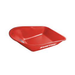 CONCHA PARA CARRETILLA SURTEK CS60 HERRAJE TIPO AMERICANO ROJA 6 PIES CUBICOS