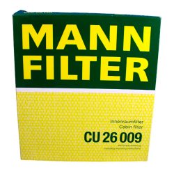 FILTRO DE AIRE PARA AIRE ACONDICIONADO MANN CUK-26009 PARA JETTA GLI