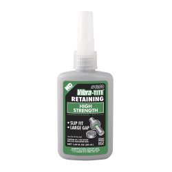 COMPUESTO DE RETENCION ALTA RESISTENCIA AJUSTE DE DESLIZAMIENTO VIBRATITE 54150 VERDE BOTELLA DE 50