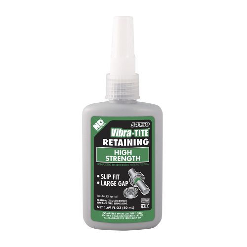 COMPUESTO DE RETENCION ALTA RESISTENCIA AJUSTE DE DESLIZAMIENTO VIBRATITE 54150 VERDE BOTELLA DE 50