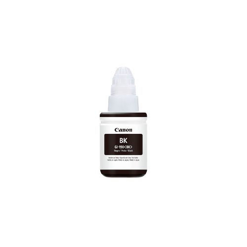 BOTELLA DE TINTA CANON GI-190 BK NEGRO