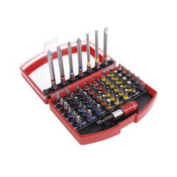 JUEGO DE PUNTAS CON SUJETADOR URREA 61956 CON 56 PIEZAS