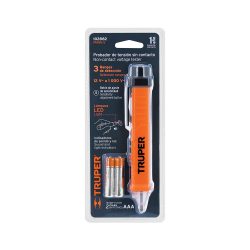 PROBADOR DE VOLTAJE TRUPER PROVO-5 CORRIENTE ALTERNA SIN CONTACTO DE DOBLE RANGO 1000 VOLTS 160 MM