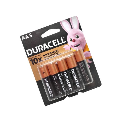 PILA ALCALINA DURACELL MN1500X5 PAQUETE CON 5 PIEZAS AA 1.5 VOLTS - Image 2