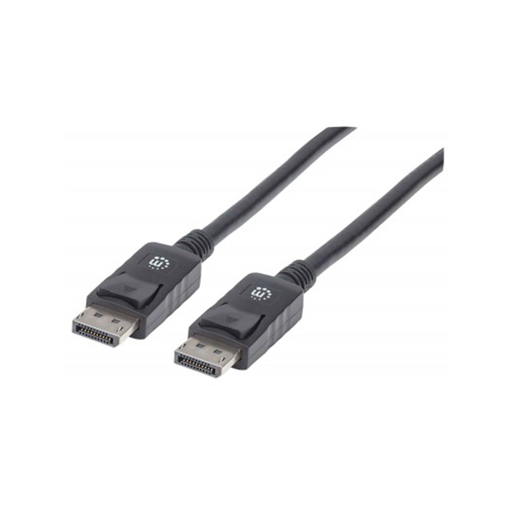 CABLE HDMI DISPLAYPORT 307116 DISPLAYPORT MACHO NEGRO BLINDADO 2 METROS RESOLUCIÓN 4K@60HZ