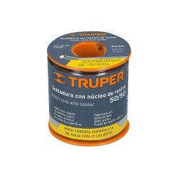 SOLDADURA PARA TUBERIA HIDRAULICA TRUPER SOL-50/50 RESINA CON 450 GRAMOS