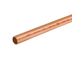 TUBO RIGIDO FOSET CC-001M COBRE 1/2¨ TIPO M 3 METROS 0.9 KILOGRAMOS
