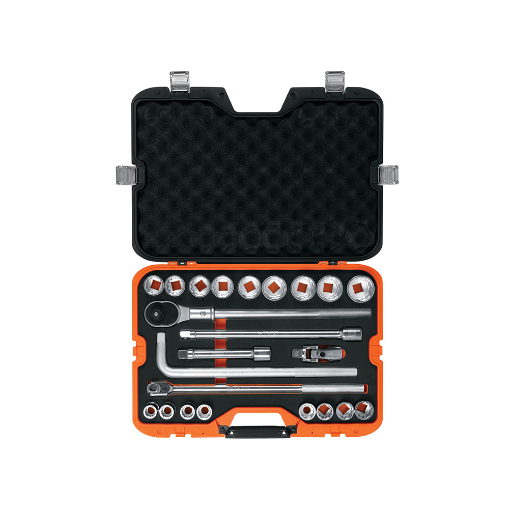 JUEGO DE 23 PIEZAS CUADRO 3/4 PULGADAS TRUPER JD-3/4X24P