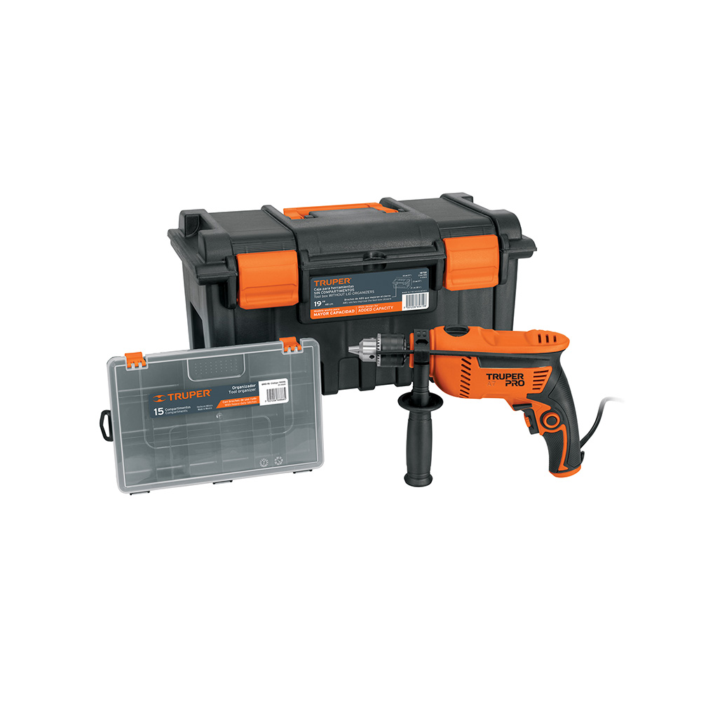 COMBO ROTOMARTILLO TRUPER COMBO-100 DE 1/2 PULGADAS CON 650 WATTS