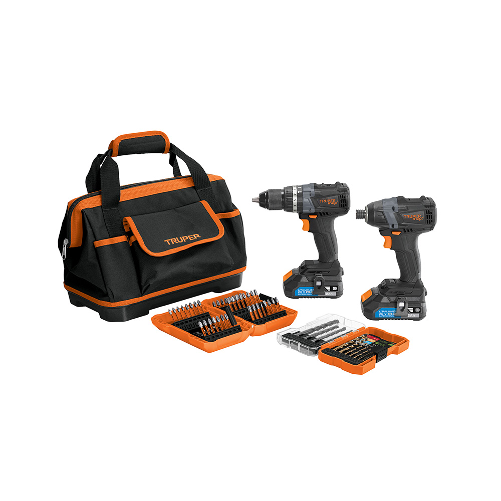 COMBO ROTOMARTILLO TRUPER MAXCOM-20 CON 20 VOLTIOS