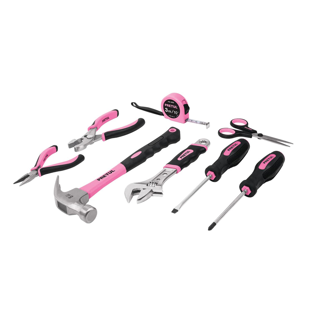 JUEGO DE HERRAMIENTAS PARA DAMA 8 PIEZAS TRUPER PRETUL SET-MA8 - Image 2