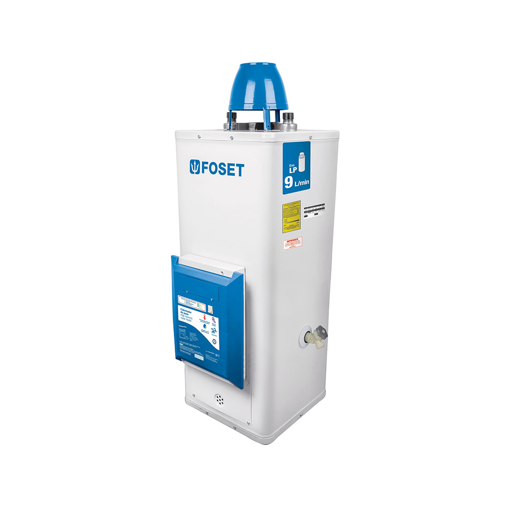 CALENTADOR DE PASO FOSET CALE-9P-E ENCENDIDO ELECTRONICO 9L/MIN